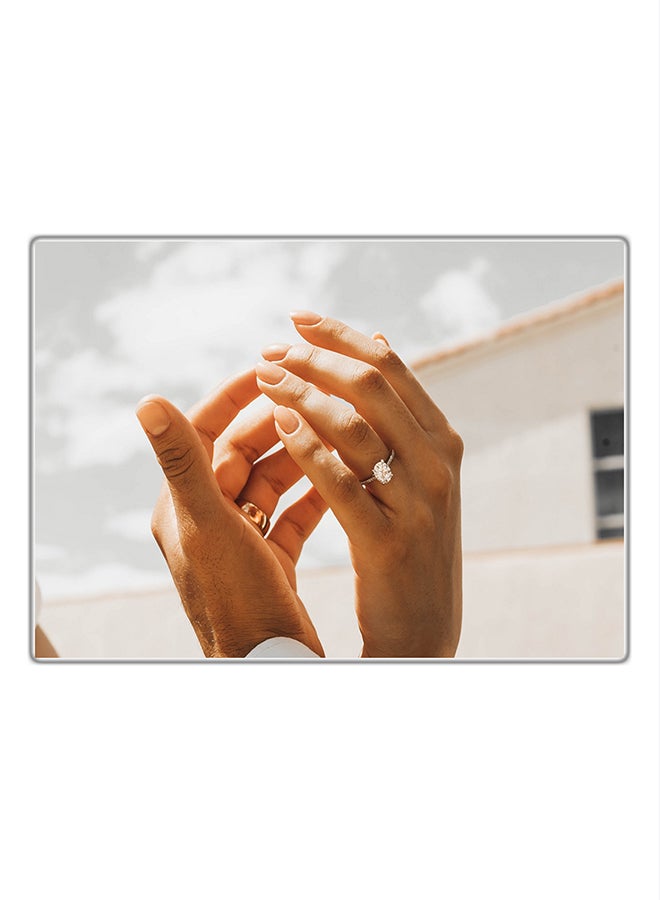 Fast Print Decorative Printed Tableau Painting Multicolour 21x14.8cm