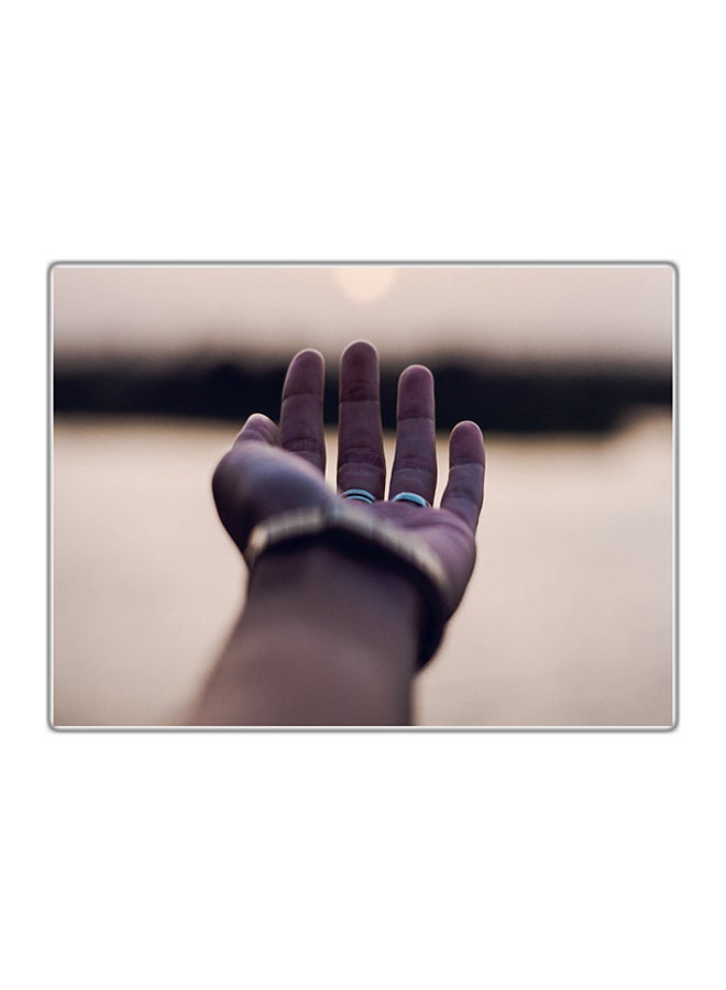 Decorative Printed Tableau Painting Multicolour 14.8x10.5cm