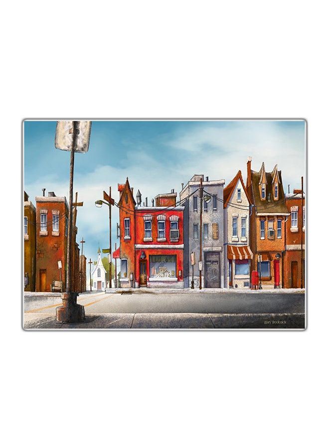 لوحة فنية مطبوعة للزينة متعدد الألوان 14.8x10.5سم