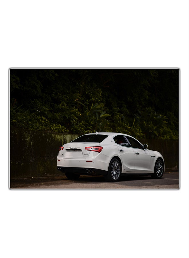 Decorative Printed Tableau Painting Multicolour 21x14.8cm