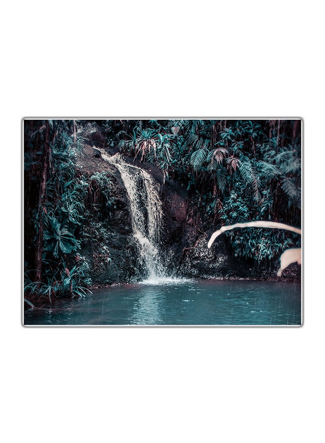 لوحة فنية مطبوعة للزينة متعدد الألوان 14.8x10.5سم