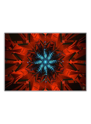 Decorative Printed Tableau Multicolour 21x14.8cm - v1575049736/N32369627A_1