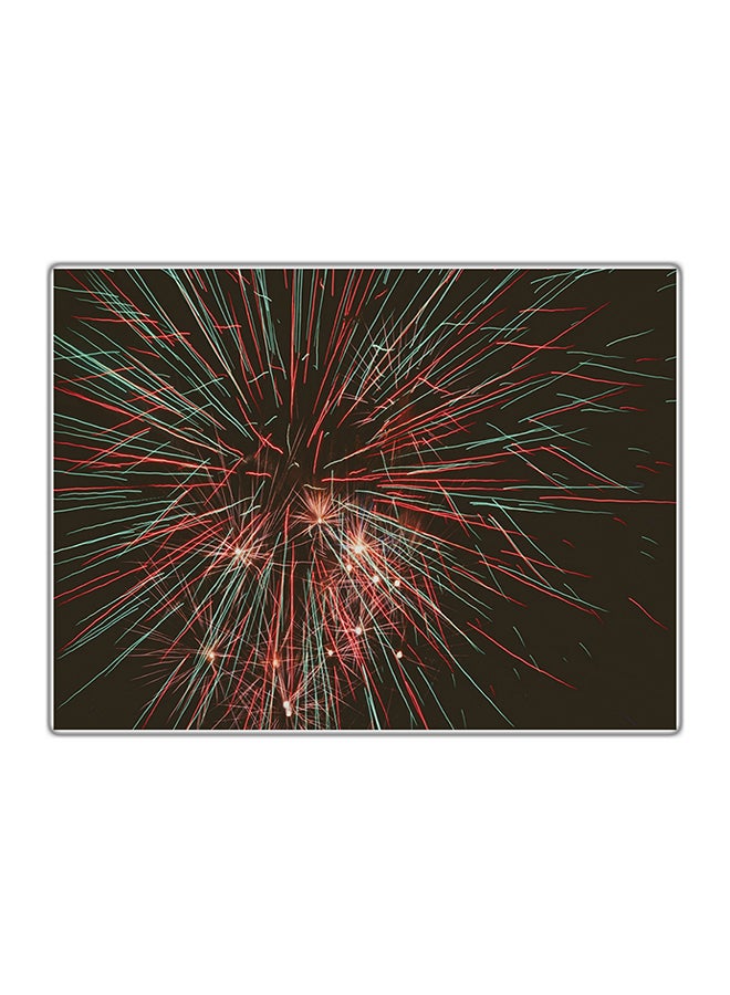 Decorative Printed Tableau Painting Multicolour 14.8x10.5cm