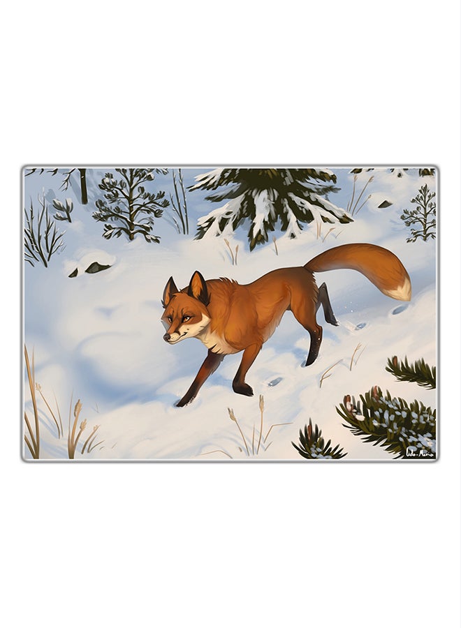 Decorative Printed Tableau Painting Multicolour 21x14.8cm