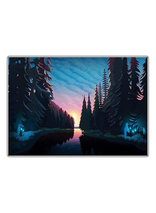 Fast Print Decorative Printed Tableau Painting Multicolour 29.7x21cm