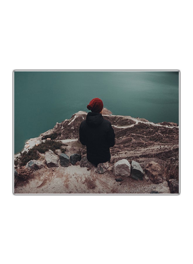 لوحة فنية مطبوعة للزينة متعدد الألوان 14.8x10.5سم