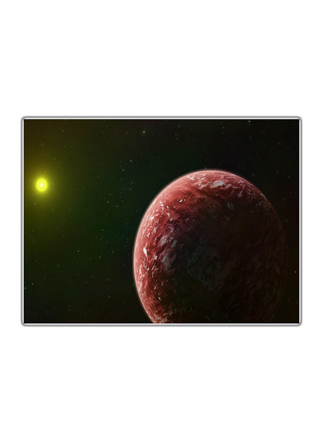 لوحة فنية مطبوعة للزينة متعدد الألوان 14.8x10.5سم