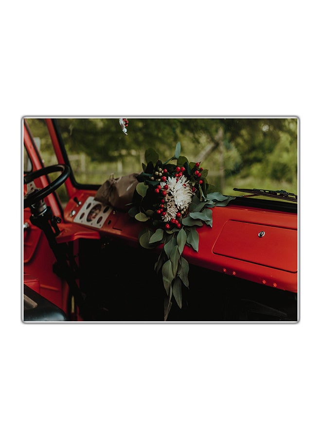 Fast Print Decorative Printed Tableau Painting Multicolour 14.8x10.5cm