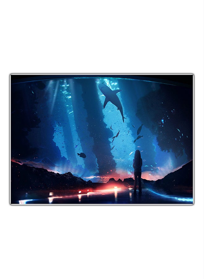 Decorative Printed Tableau Multicolour 21x14.8cm