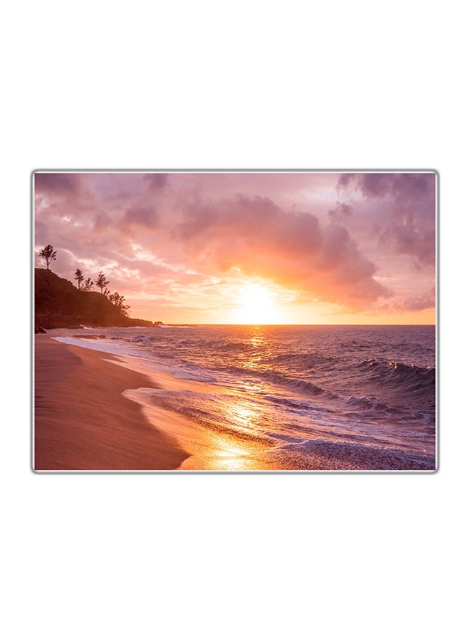 Decorative Printed Tableau Painting Multicolour 14.8x10.5cm