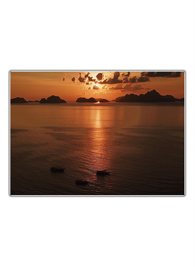 فاست برينت لوحة فنية مطبوعة للزينة متعدد الألوان 21x14.8سم