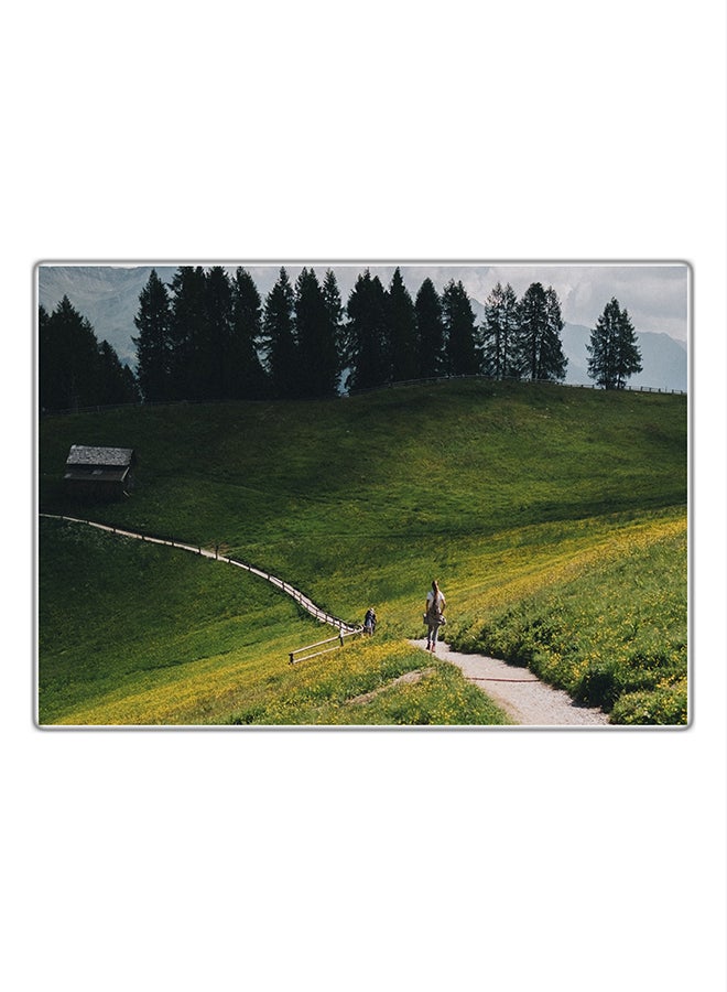 لوحة فنية مطبوعة للزينة متعدد الألوان 21x14.8سم