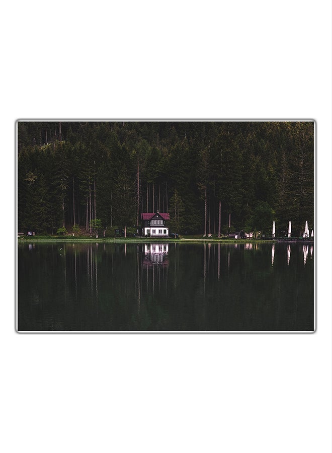 Decorative Printed Tableau Painting Multicolour 21x14.8cm