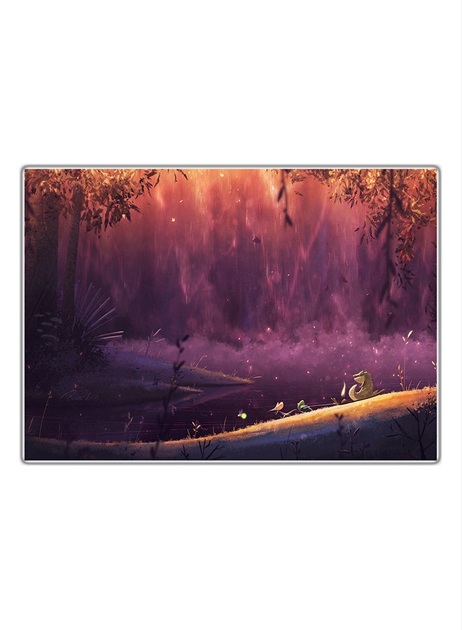 فاست برينت لوحة فنية مطبوعة للزينة متعدد الألوان 21x14.8سم