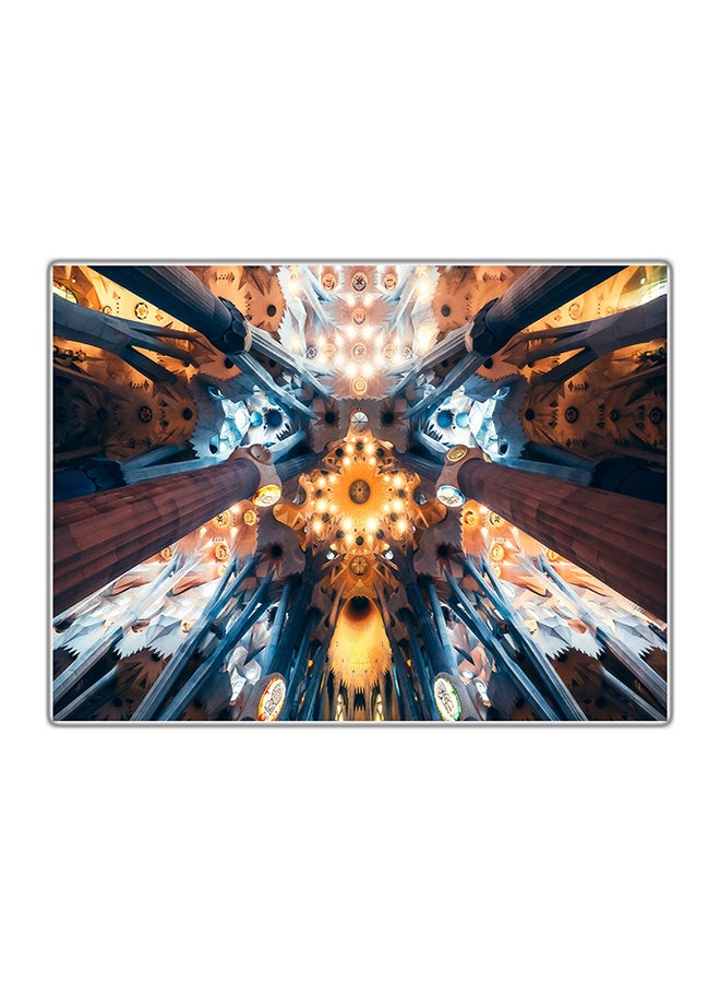 Decorative Printed Tableau Painting Multicolour