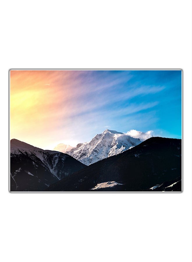 Decorative Printed Tableau Painting Multicolour 21x14.8cm