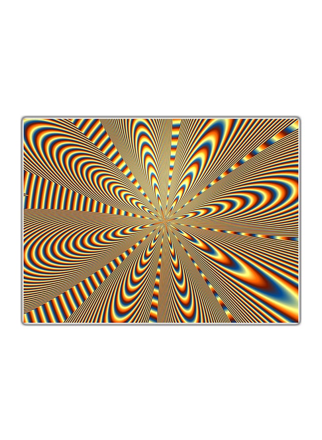 Decorative Printed Tableau Painting Multicolour 14.8x10.5cm