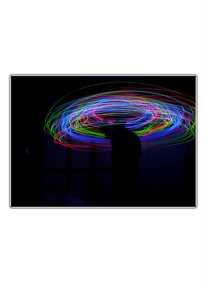 Decorative Printed Tableau Painting Multicolour 21x14.8cm