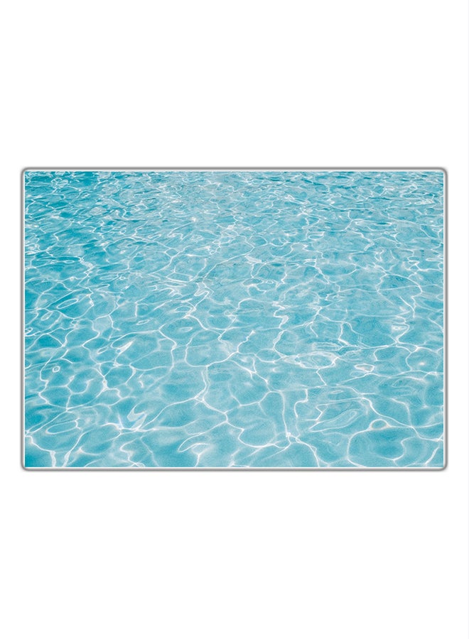 Decorative Printed Tableau Painting Blue 21x14.8cm