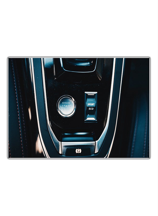 Decorative Printed Tableau Painting Multicolour 21x14.8cm