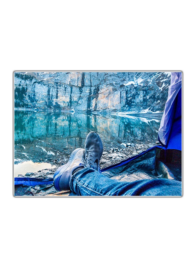 Fast Print Decorative Printed Tableau Painting Multicolour 14.8x10.5cm