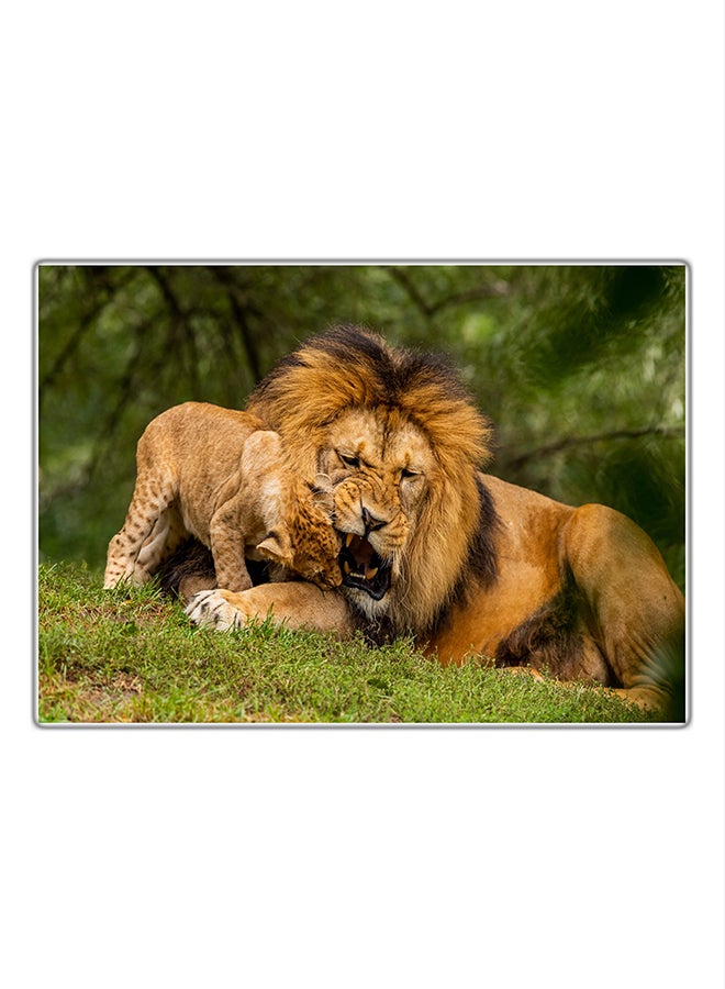 فاست برينت لوحة فنية مطبوعة للزينة متعدد الألوان 21x14.8سم