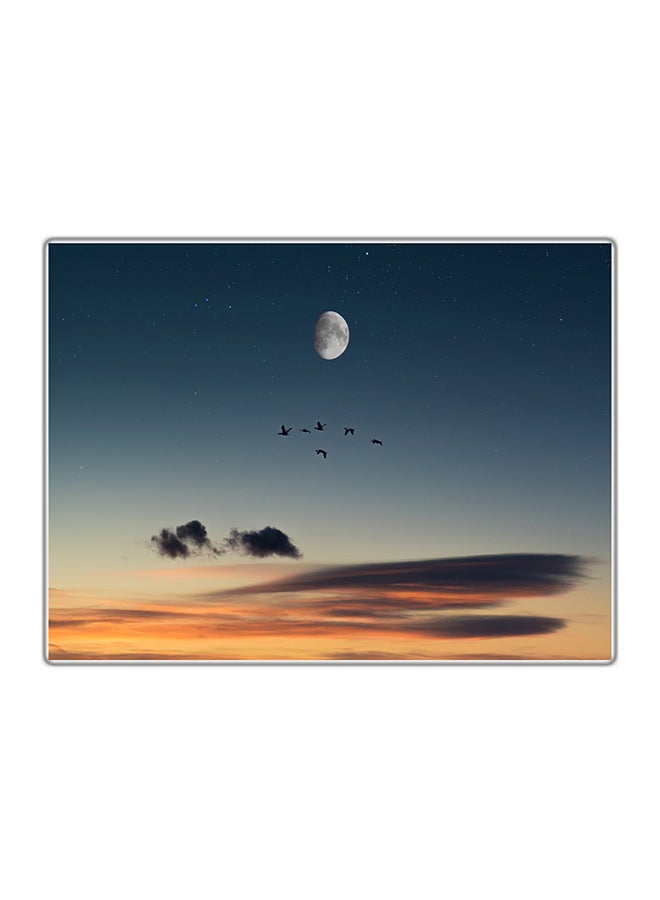 Decorative Printed Tableau Painting Multicolour 14.8x10.5cm