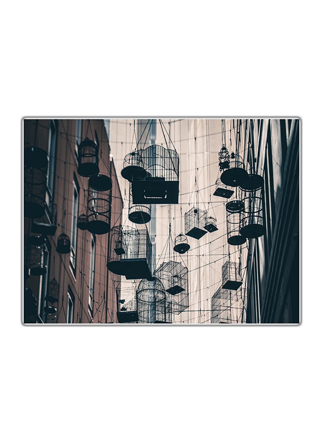 فاست برينت لوحة فنية مطبوعة للزينة متعدد الألوان 14.8x10.5سم