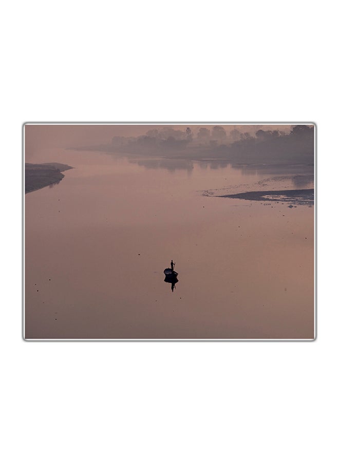 لوحة فنية مطبوعة للزينة متعدد الألوان 14.8x10.5سم