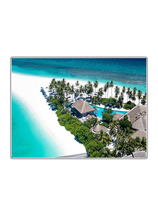 Decorative Printed Tableau Painting Multicolour 14.8x10.5cm