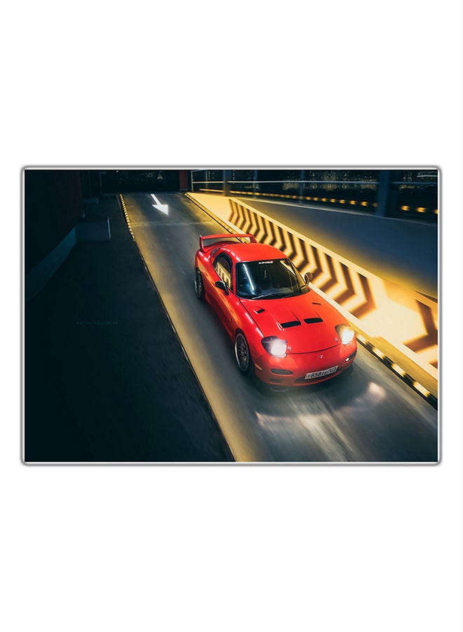 Fast Print Decorative Printed Tableau Painting Multicolour 21x14.8cm