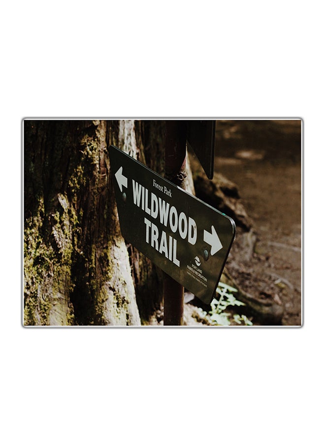 Fast Print Decorative Printed Tableau Painting Multicolour 14.8x10.5cm