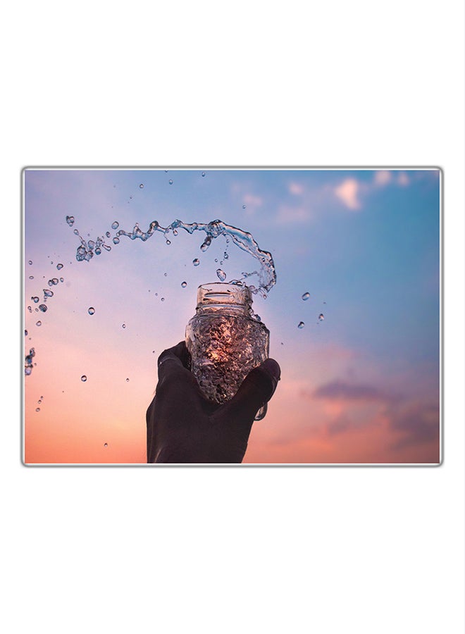 لوحة فنية مطبوعة للزينة متعدد الألوان 21x14.8سم