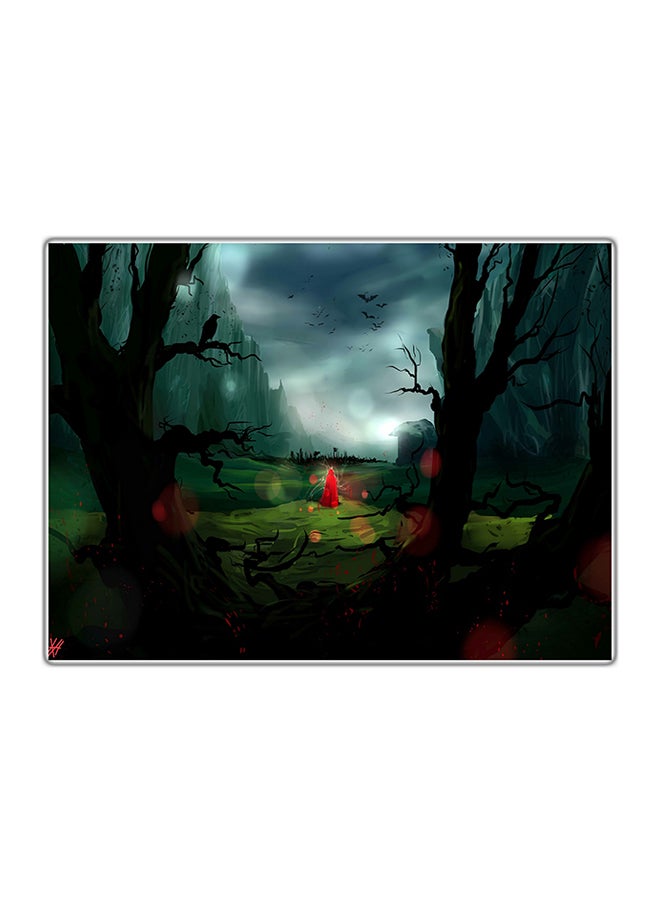 Fast Print Decorative Printed Tableau Painting Multicolour 14.8x10.5cm