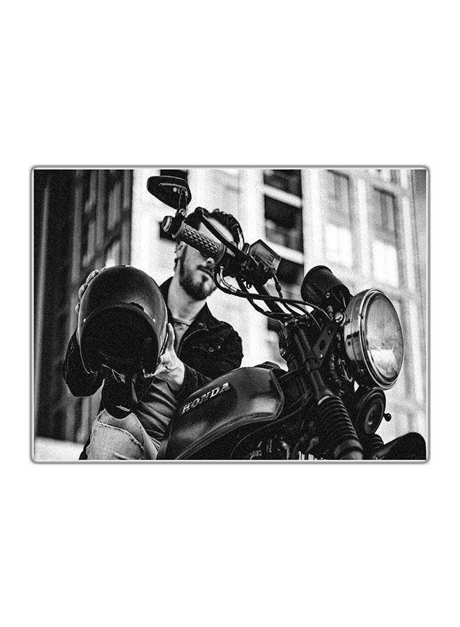 Decorative Printed Tableau Painting Multicolor 14.8x10.5cm