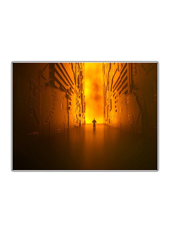 Fast Print Decorative Printed Tableau Painting Multicolour 14.8x10.5cm