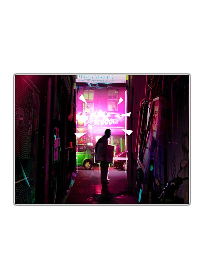 Fast Print Decorative Printed Tableau Painting Multicolour 14.8x10.5cm