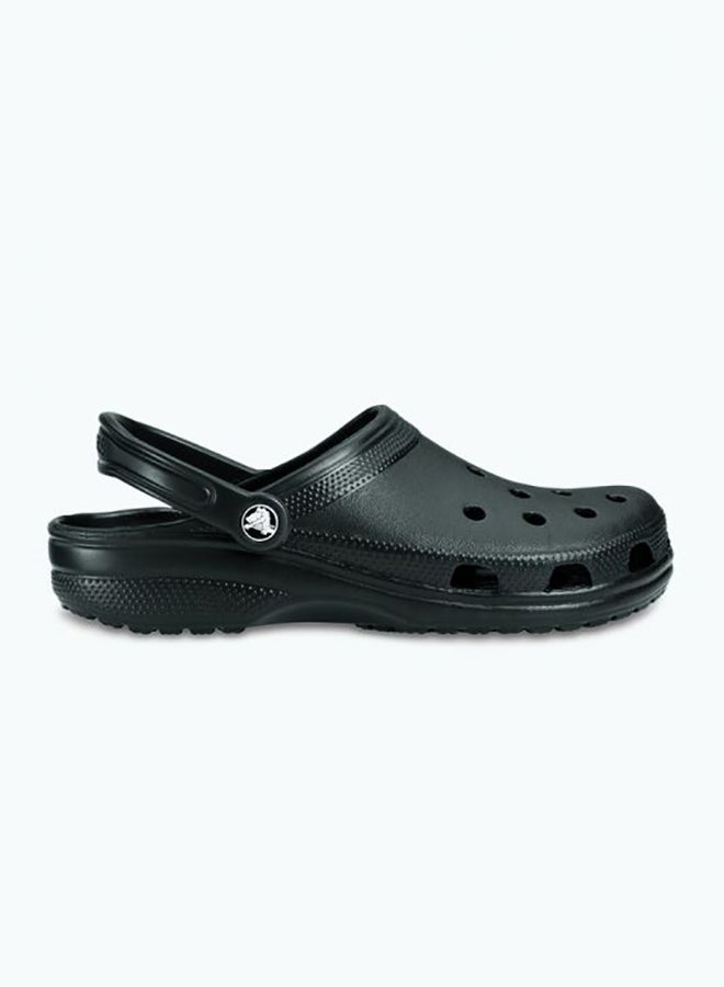 crocs Classic Cut Out Detail Sling Back Strap Closure Clogs Black  - Image 1
