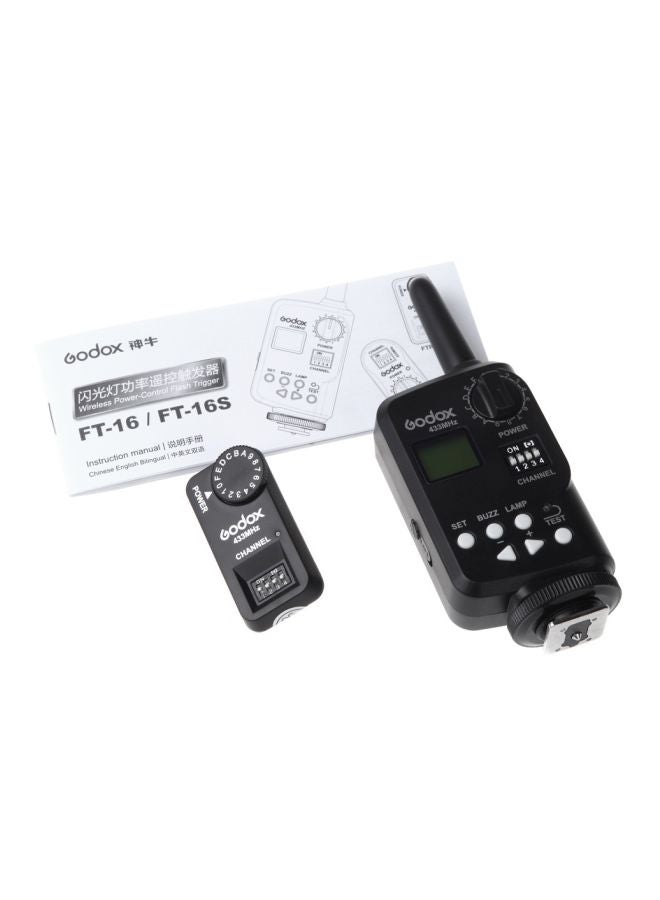 Godox FT-16S Wireless Power Controller Remote Trigger Black - Image 5