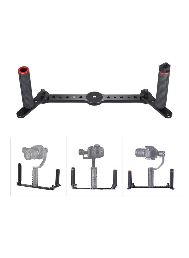 Dual Grip Gimbal Handle With Joystick Control Black