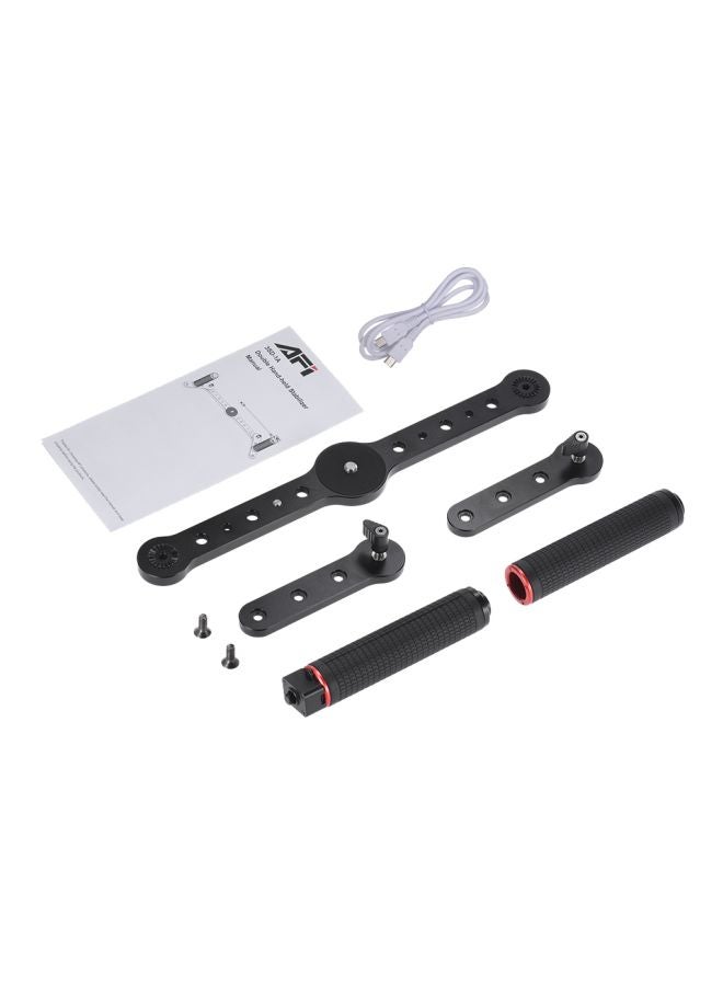 Dual Grip Gimbal Handle With Joystick Control Black