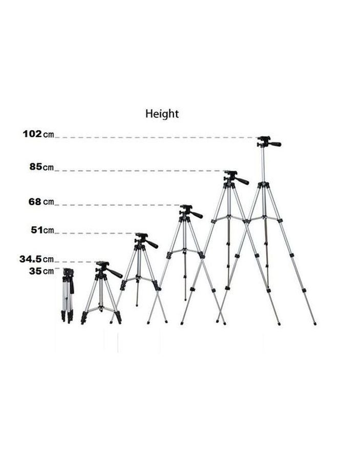 Portable Tripod For Camera Silver/Black - Image 3