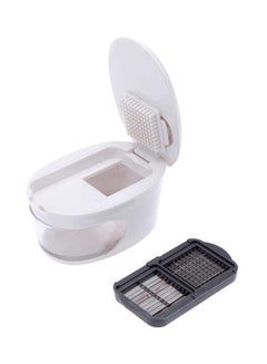 AS SEEN ON TV 3-In-1 Garlic Chopper White 3 x 2.5 x 4inch  - Image 2