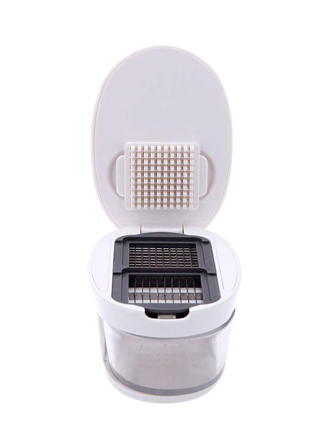 AS SEEN ON TV - 3-In-1 Garlic Chopper White 3 x 2.5 x 4inch - Image 1