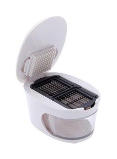 3-In-1 Garlic Chopper White 3 x 2.5 x 4inch
