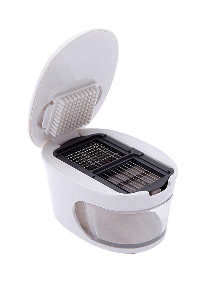 AS SEEN ON TV - 3-In-1 Garlic Chopper White 3 x 2.5 x 4inch - Image 1