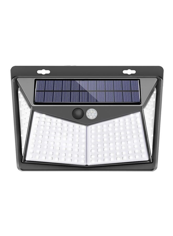 Solar Powered LED Light Black/Blue 13.80x5.80x10.40centimeter - Image 1