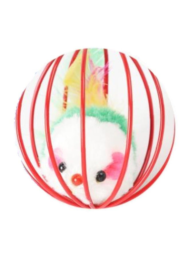 Cage Rat Toy Red/White/Green 6.2centimeter - Image 3