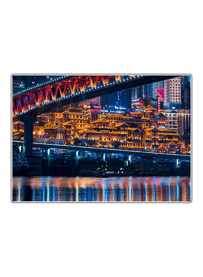 لوحة فنية مطبوعة للزينة متعدد الألوان 14.8x10.5سم