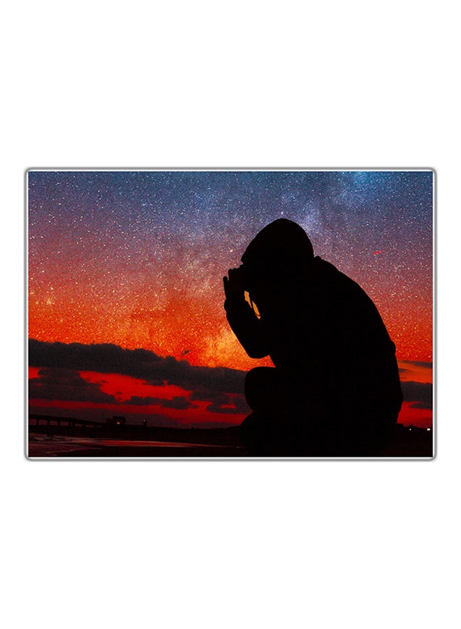 Fast Print Decorative Printed Tableau Painting Multicolour 14.8x10.5cm